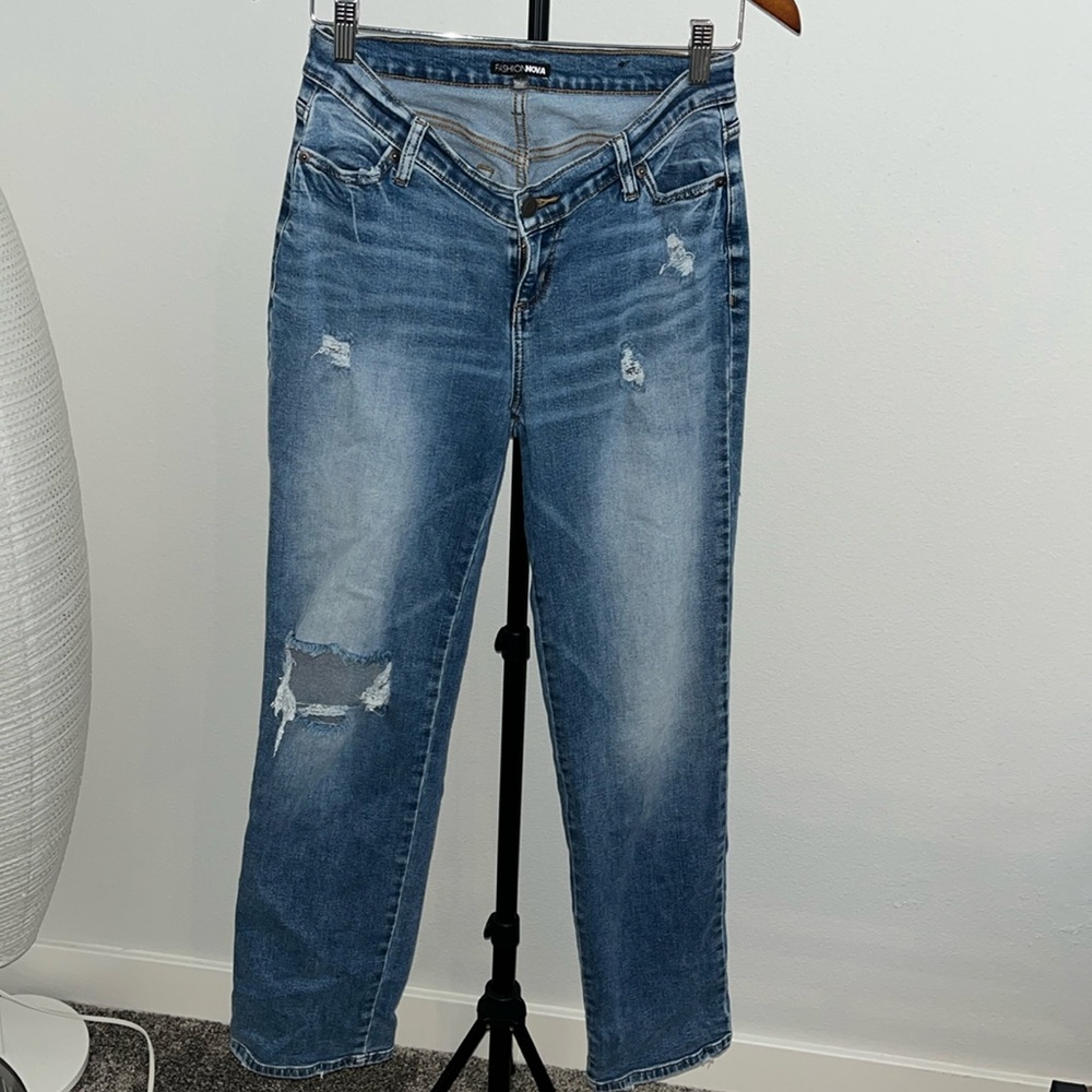 WOMENS USED LOW FRONT JEANS